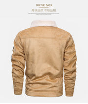 Men’s Fleece-Lined Bomber Jacket