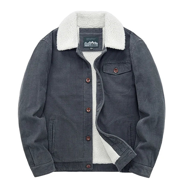 Vanguard Corduroy Bomber – Timeless Warmth, Military Edge