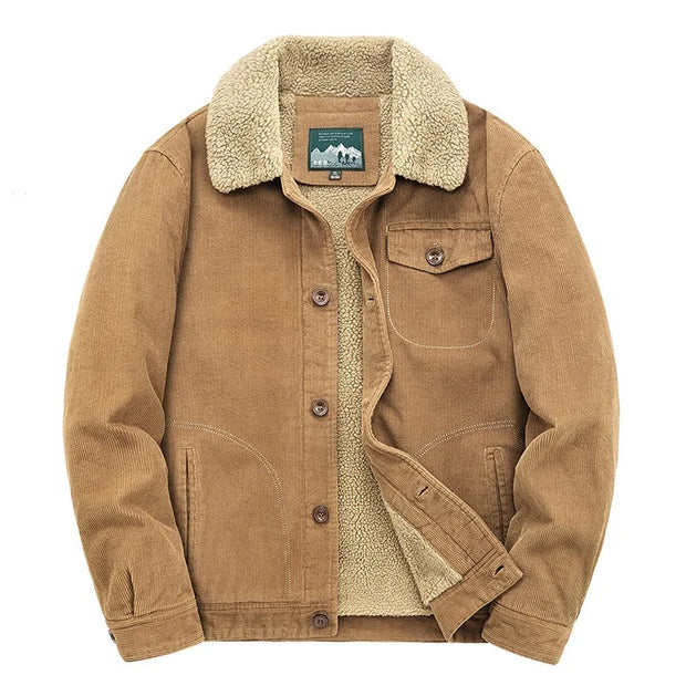Vanguard Corduroy Bomber – Timeless Warmth, Military Edge