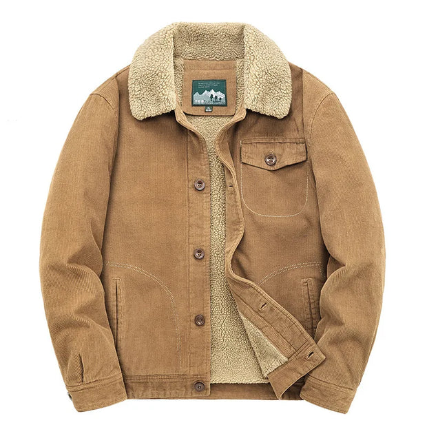 Vanguard Corduroy Bomber – Timeless Warmth, Military Edge