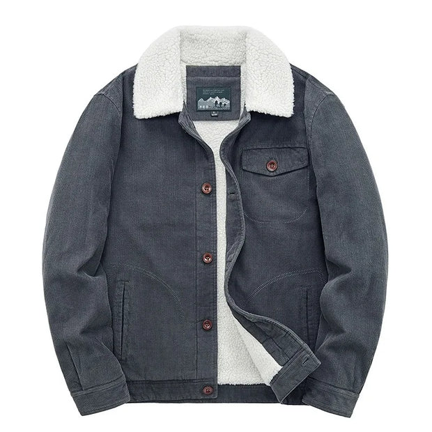 Vanguard Corduroy Bomber – Timeless Warmth, Military Edge