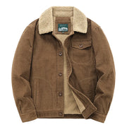 Vanguard Corduroy Bomber – Timeless Warmth, Military Edge