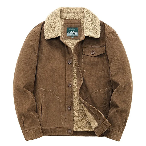Vanguard Corduroy Bomber – Timeless Warmth, Military Edge