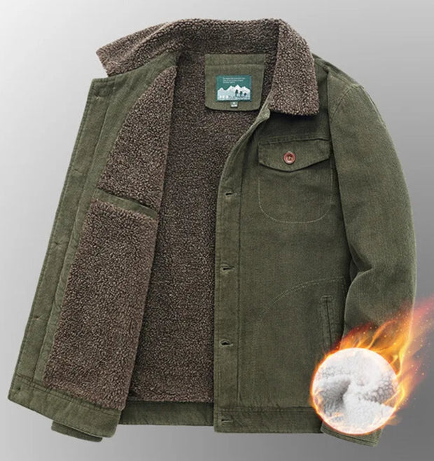 Vanguard Corduroy Bomber – Timeless Warmth, Military Edge