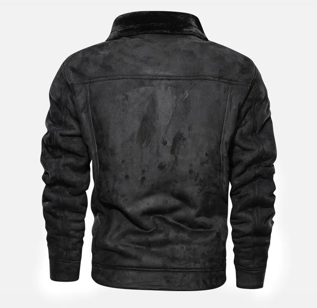 Men’s Fleece-Lined Bomber Jacket