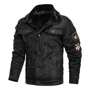 Men’s Fleece-Lined Bomber Jacket