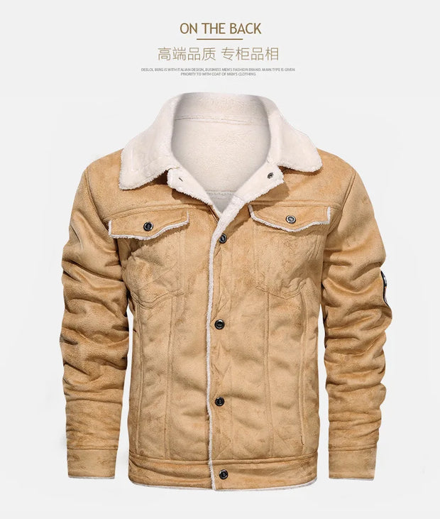 Men’s Fleece-Lined Bomber Jacket